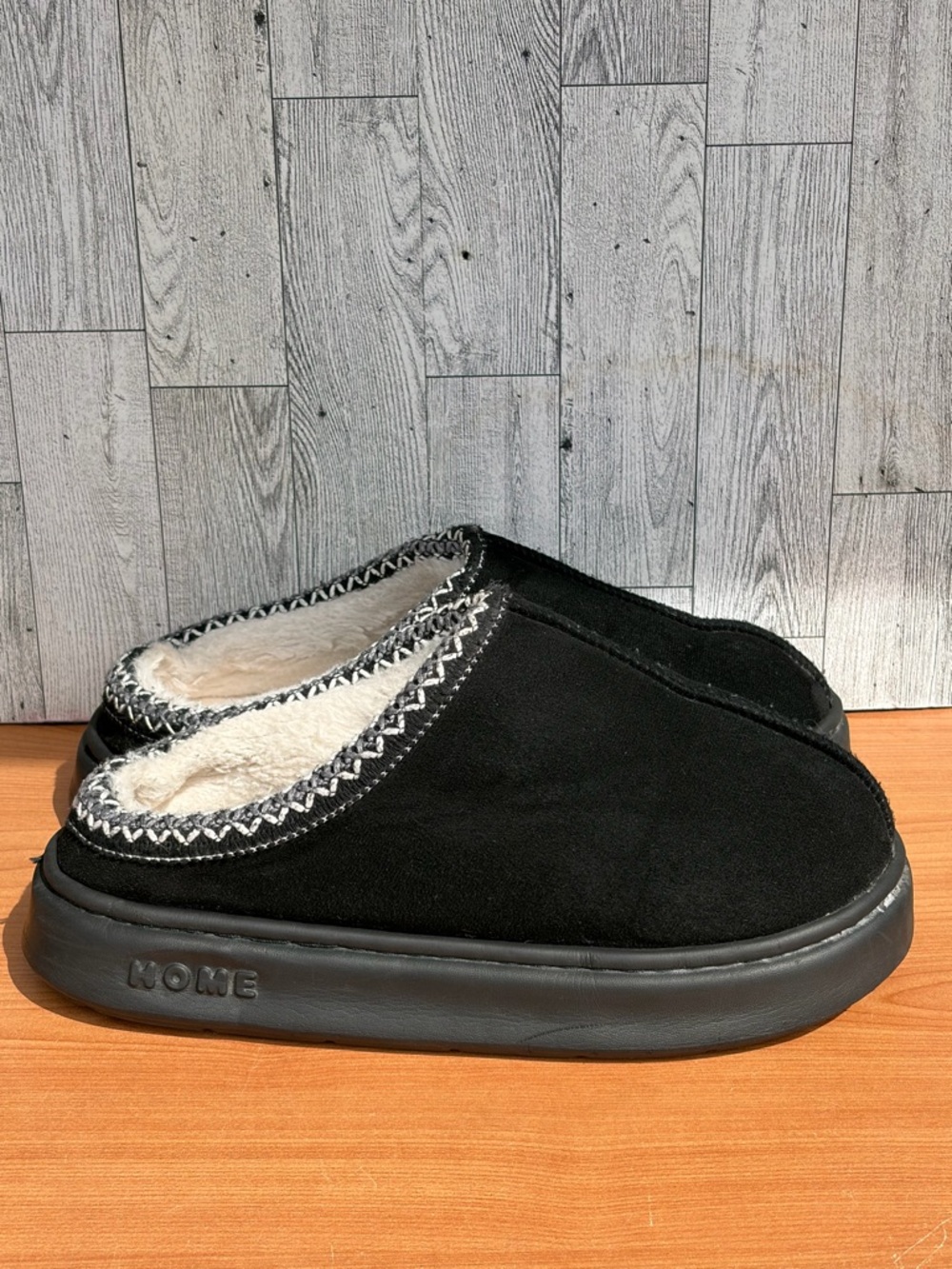 Home Black Platform Clogs/Mules Memory Foam Slippers Women’s (11.5-12)
